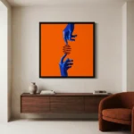 Unfated Attraction display canvas painting - wall decor with graphic art - office decor art