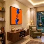 Unfated Attraction display canvas wall art - wall decor with abstract art - home decor art