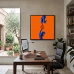 Unfated Attraction display canvas artwork - wall decor with comtemporary art - living room decor art