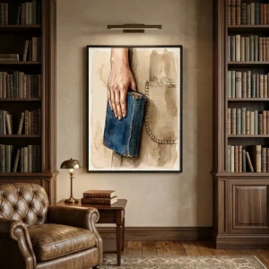 Between Pages Product Image - Canvas wall Art for Pakistani Homes - Contemporary art for wall decor