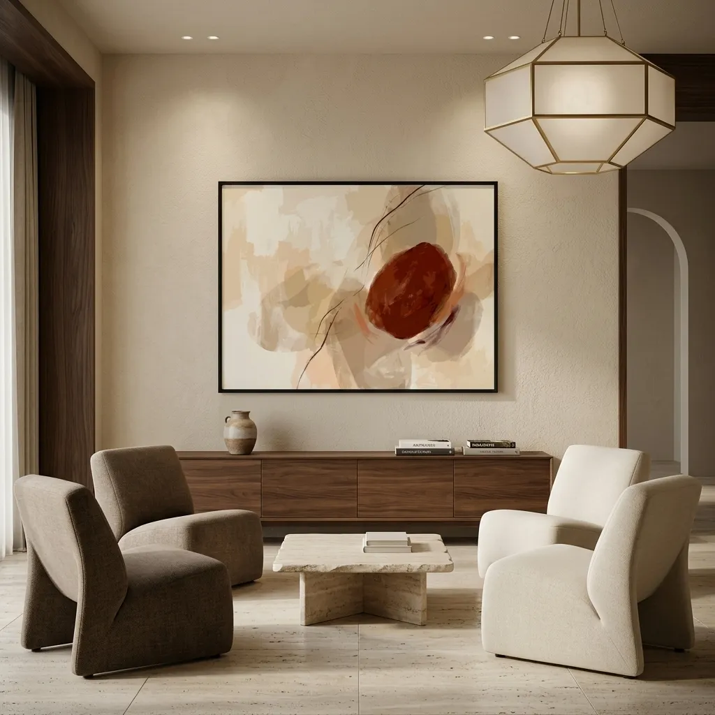 Drifting Forms product Image - Abstract wall art for Pakistani Homes