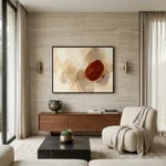 Drifting Forms product Image - Abstract canvas wall art for Home Decor
