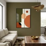 The Composition Product Image - Modern Geometric canvas wall art